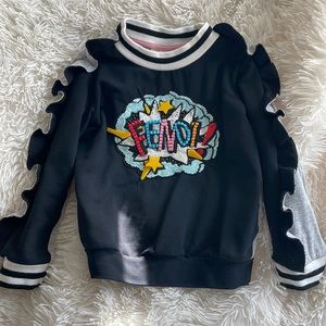 Fendi long sleeve top toddler size 4